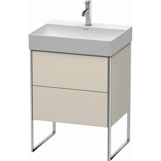 Duravit XSquare 23" Taupe Two Drawer Floorstanding Vanity Unit (XS444209191)