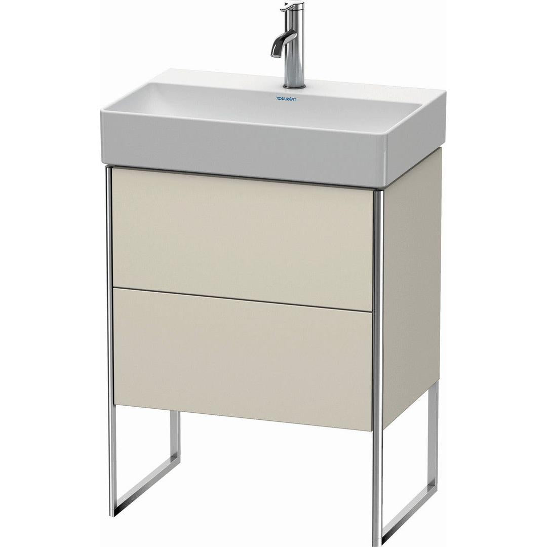 Duravit XSquare 23" Taupe Two Drawer Floorstanding Vanity Unit (XS445309191)