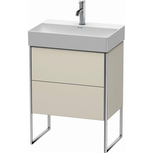 Duravit XSquare 23" Taupe Two Drawer Floorstanding Vanity Unit (XS445309191)