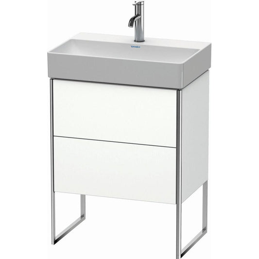 Duravit XSquare 23" White Matt Two Drawer Floorstanding Vanity Unit (XS445301818)