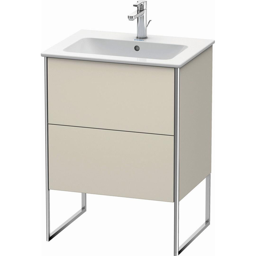 Duravit XSquare 24" Taupe Two Drawer Floorstanding Vanity Unit (XS444509191)