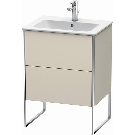 Duravit XSquare 24" Taupe Two Drawer Floorstanding Vanity Unit (XS444509191)
