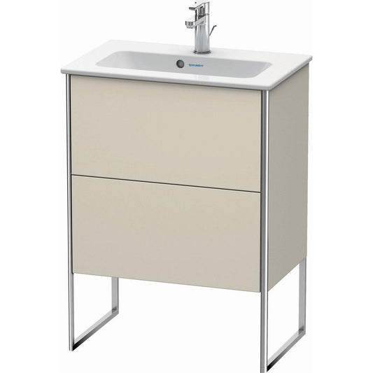 Duravit XSquare 24" Taupe Two Drawer Floorstanding Vanity Unit (XS445409191)
