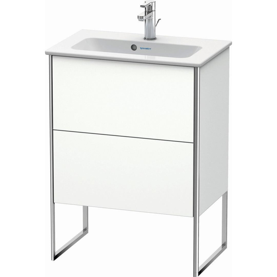 Duravit XSquare 24" White Matt Two Drawer Floorstanding Vanity Unit (XS445401818)