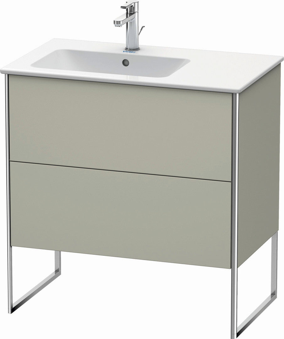 Duravit XSquare 32" Taupe Two Drawer Floorstanding Vanity Unit (XS445006060)