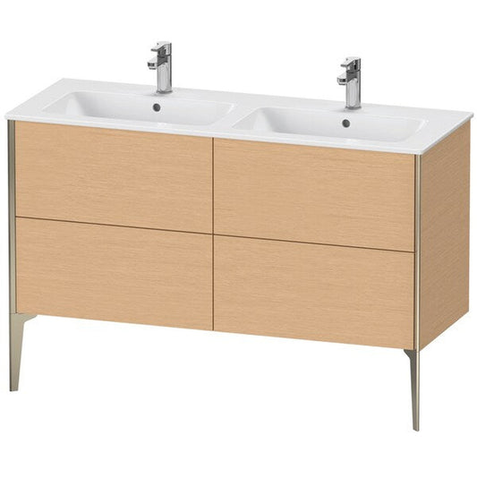 Duravit XViu 50" x 23" x 19" Four Drawer Floorstanding Vanity Unit Brushed Oak (XV44850B112)