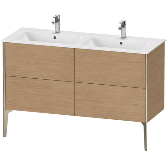 Duravit XViu 50" x 23" x 19" Four Drawer Floorstanding Vanity Unit European Oak (XV44850B152)