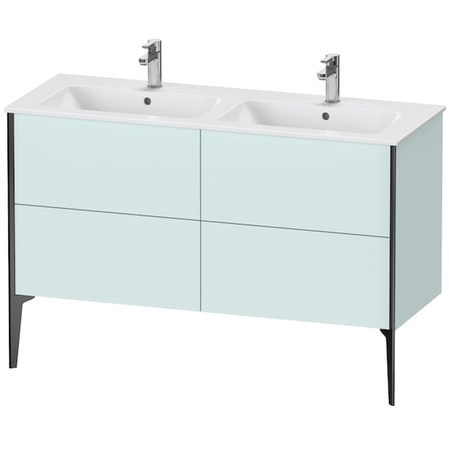 Duravit XViu 50" x 23" x 19" Four Drawer Floorstanding Vanity Unit Light Blue (XV44850B209)