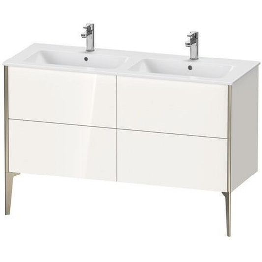 Duravit XViu 50" x 23" x 19" Four Drawer Floorstanding Vanity Unit White (XV44850B122)