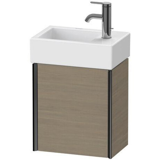 Duravit Xviu 14" x 16" x 9" One Door Wall-Mount Vanity Unit With Left Hinge, Oak Terra (XV4230LB235)