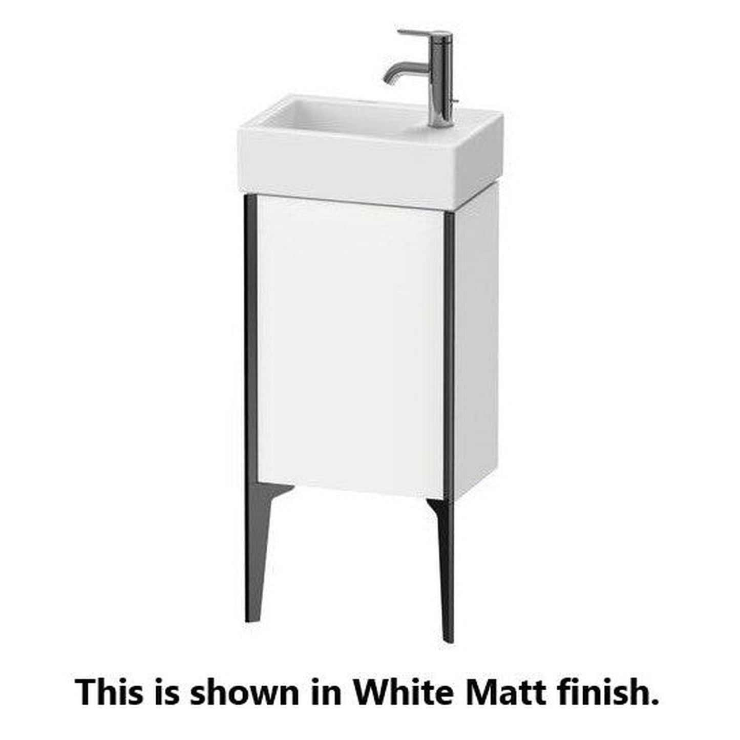 Duravit Xviu 14" x 19" x 9" One Door Floorstanding Vanity Unit With Right Hinge, European Oak (XV4530RB252)