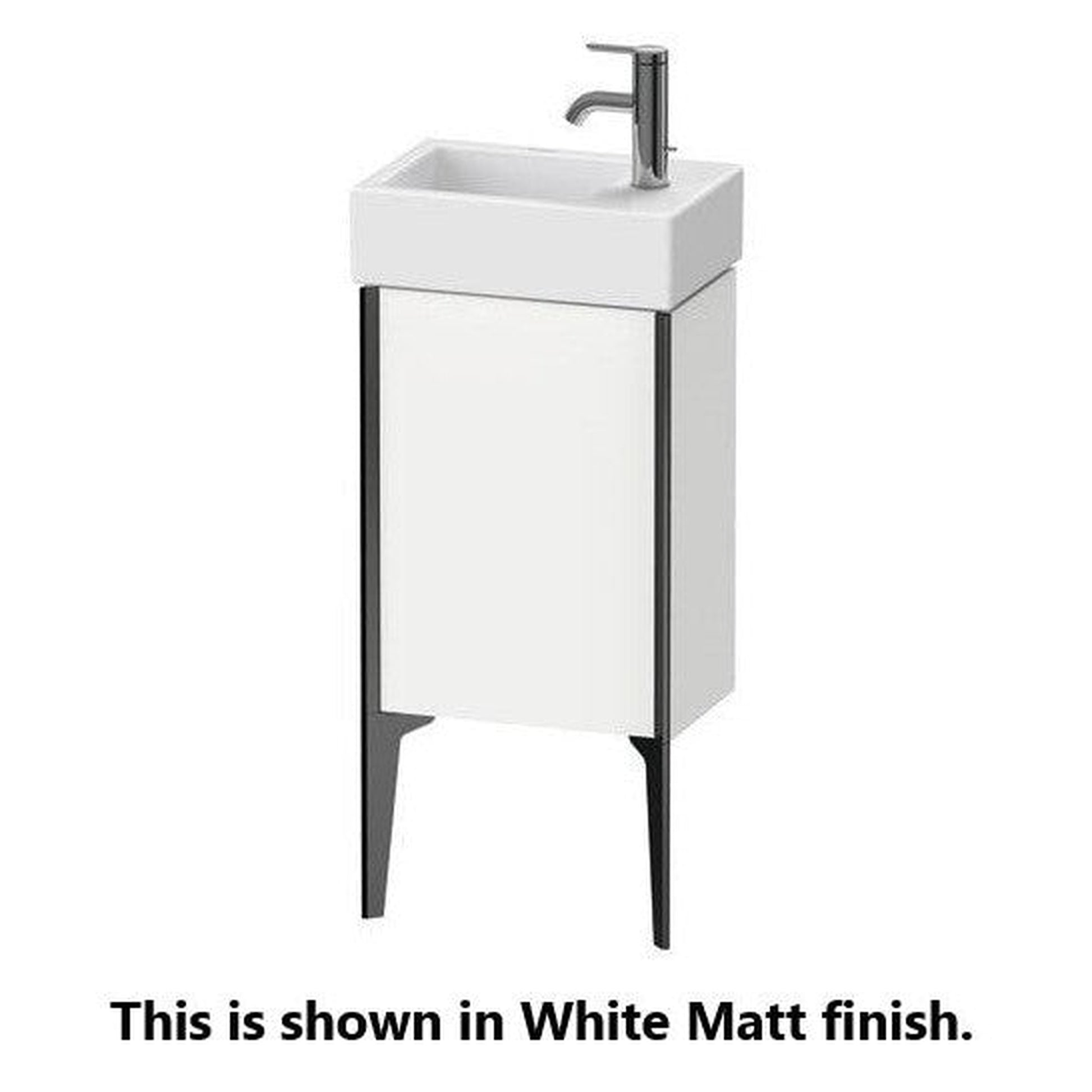 Duravit Xviu 14" x 19" x 9" One Door Floorstanding Vanity Unit With Right Hinge, European Oak (XV4530RB252)