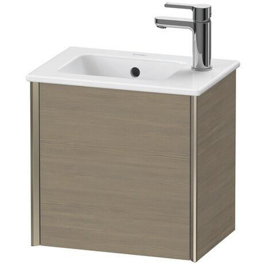 Duravit Xviu 16" x 16" x 11" One Door Wall-Mount Vanity Unit With Left Hinge, Oak Terra (XV4024LB135)