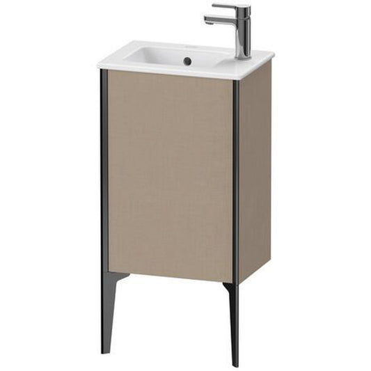 Duravit Xviu 16" x 23" x 11" One Door Floorstanding Vanity Unit With Left Hinge, Linen (XV4480LB275)