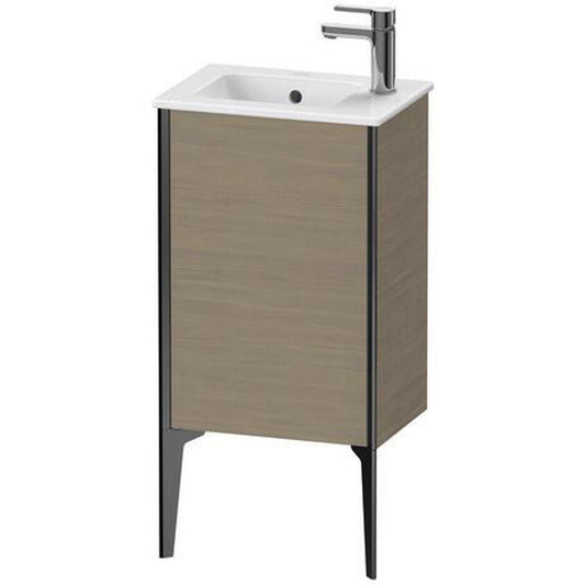 Duravit Xviu 16" x 23" x 11" One Door Floorstanding Vanity Unit With Left Hinge, Oak Terra (XV4480LB235)