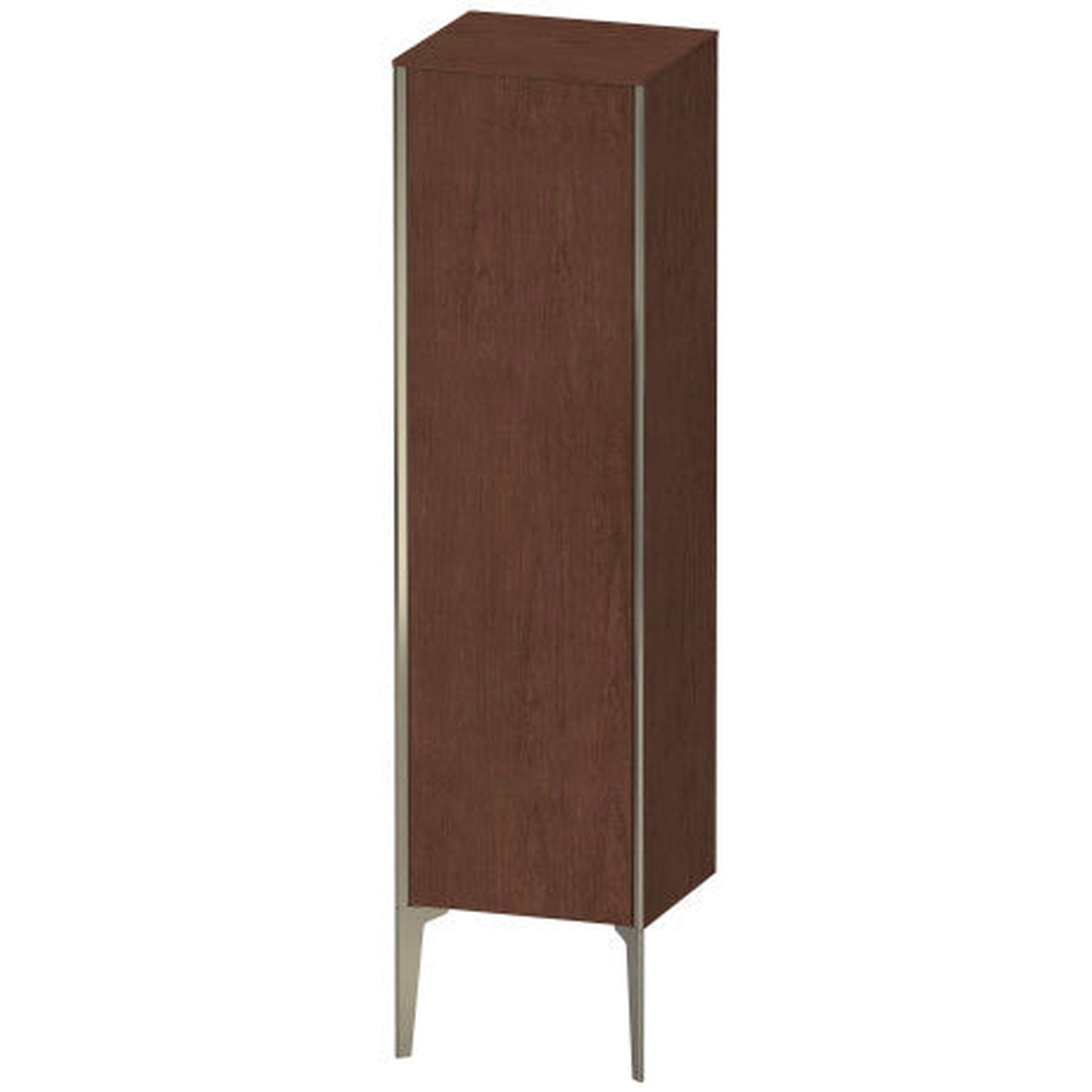 Duravit Xviu 16" x 52" Semi Tall Cabinet With Right Hinge, Champagne Matt and American Walnut Finish (XV1325RB113)