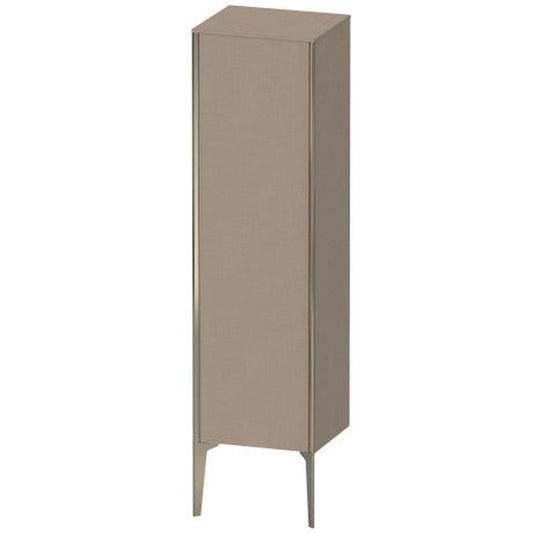 Duravit Xviu 16" x 52" Semi Tall Cabinet With Right Hinge, Champagne Matt and Linen Finish (XV1325RB175)