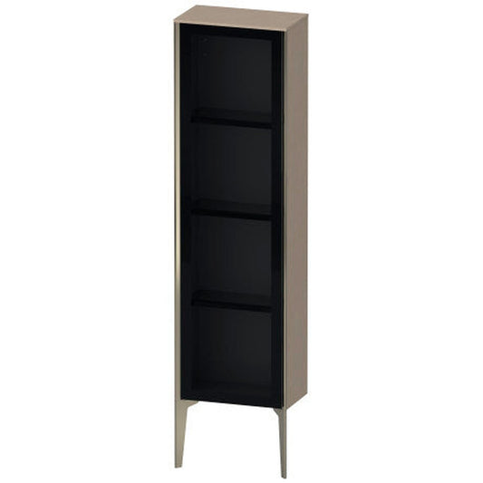 Duravit Xviu 16" x 52" Semi Tall Cabinet With Right Hinge, Champagne Matt and Linen Finish (XV1365RB175)