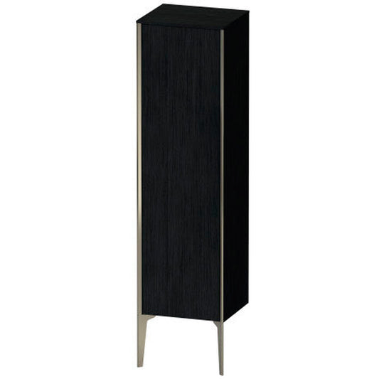 Duravit Xviu 16" x 52" Semi Tall Cabinet With Right Hinge, Champagne Matt and Oak Black Finish (XV1325RB116)