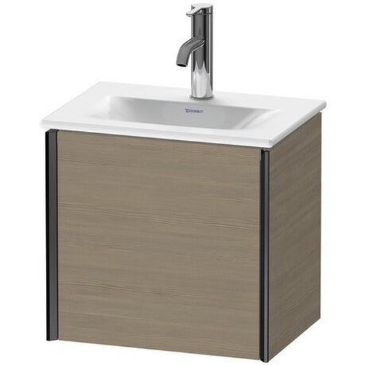 Duravit Xviu 17" x 16" x 12" One Door Wall-Mount Vanity Unit With Left Hinge, Oak Terra (XV4030LB235)