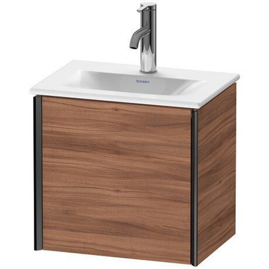 Duravit Xviu 17" x 16" x 12" One Door Wall-Mount Vanity Unit With Right Hinge, Natural Walnut (XV4030RB279)