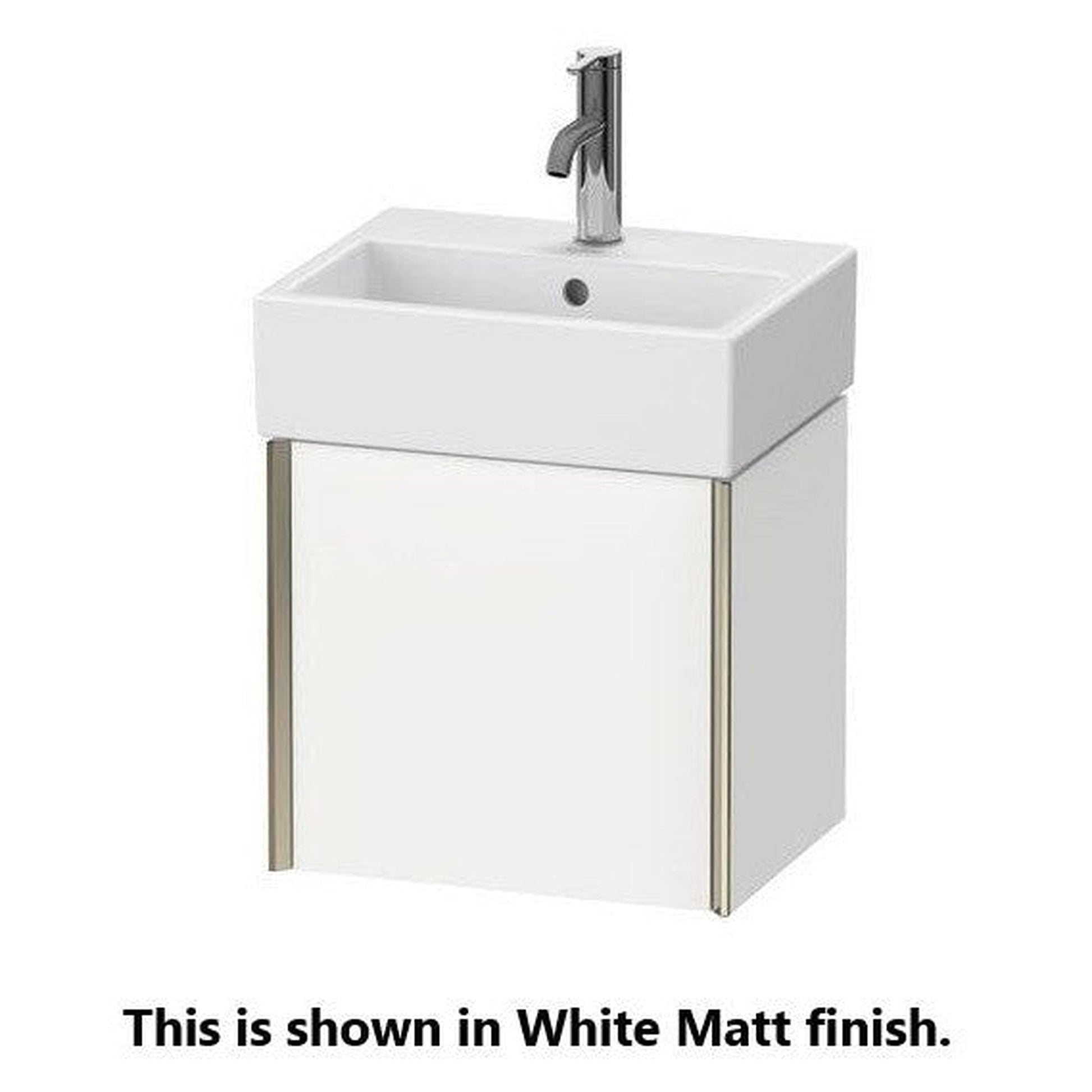 Duravit Xviu 17" x 16" x 13" One Door Wall-Mount Vanity Unit With Left Hinge, Pine Terra (XV4231LB151)