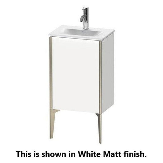 Duravit Xviu 17" x 23" x 12" One Door Floorstanding Vanity Unit With Left Hinge, Light Blue (XV4068LB109)