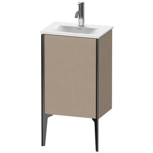 Duravit Xviu 17" x 23" x 12" One Door Floorstanding Vanity Unit With Left Hinge, Linen (XV4068LB275)