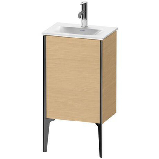 Duravit Xviu 17" x 23" x 12" One Door Floorstanding Vanity Unit With Left Hinge, Natural Oak (XV4068LB230)