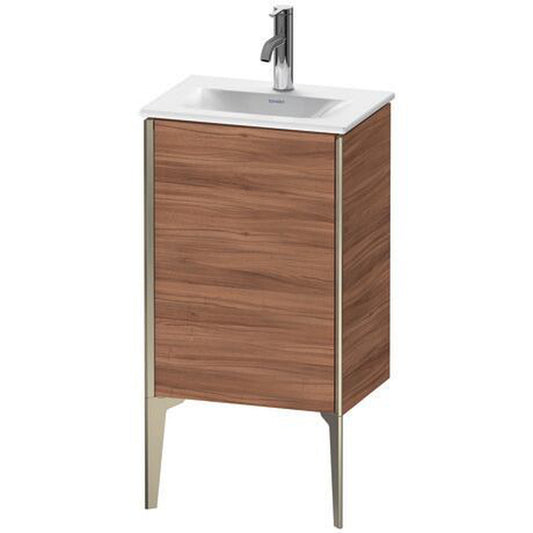 Duravit Xviu 17" x 23" x 12" One Door Floorstanding Vanity Unit With Right Hinge, Natural Walnut (XV4068RB179)
