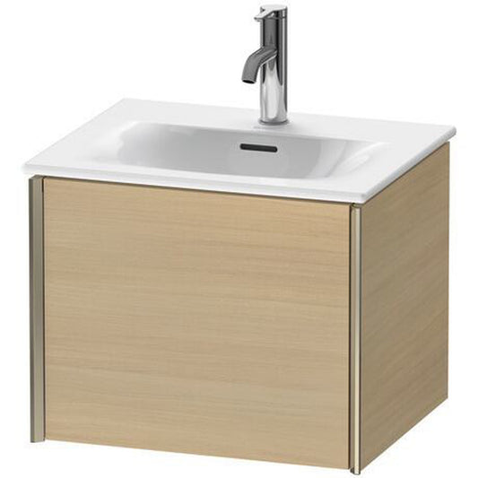 Duravit Xviu 20" x 16" x 17" One Drawer Wall-Mount Vanity Unit, Mediterreanean Oak Real Wood Veneer (XV40310B171)