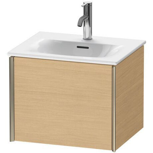 Duravit Xviu 20" x 16" x 17" One Drawer Wall-Mount Vanity Unit, Natural Oak (XV40310B130)