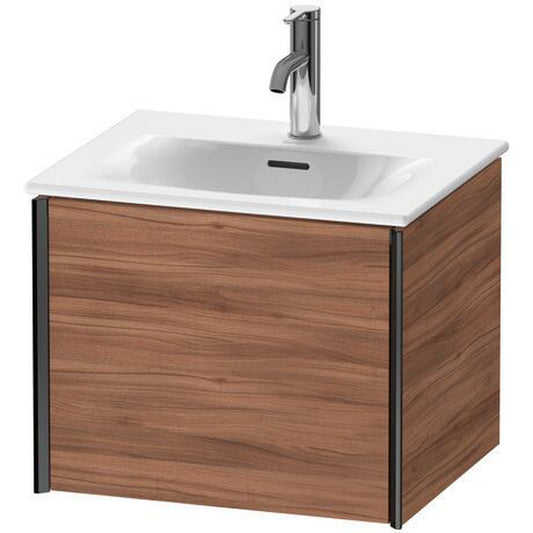 Duravit Xviu 20" x 16" x 17" One Drawer Wall-Mount Vanity Unit, Natural Walnut (XV40310B279)