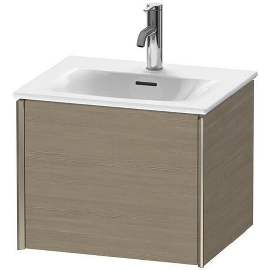 Duravit Xviu 20" x 16" x 17" One Drawer Wall-Mount Vanity Unit, Oak Terra (XV40310B135)