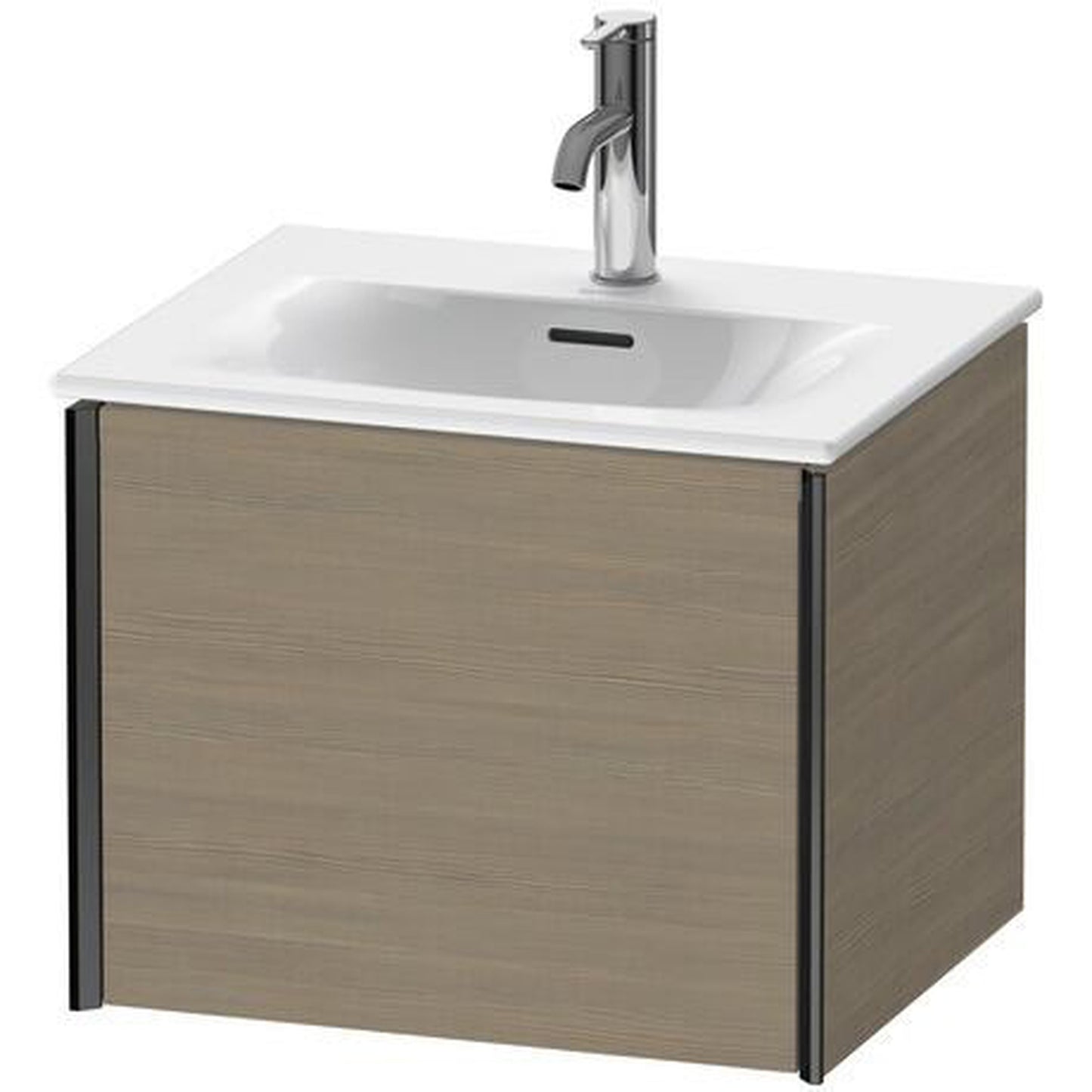Duravit Xviu 20" x 16" x 17" One Drawer Wall-Mount Vanity Unit, Oak Terra (XV40310B235)