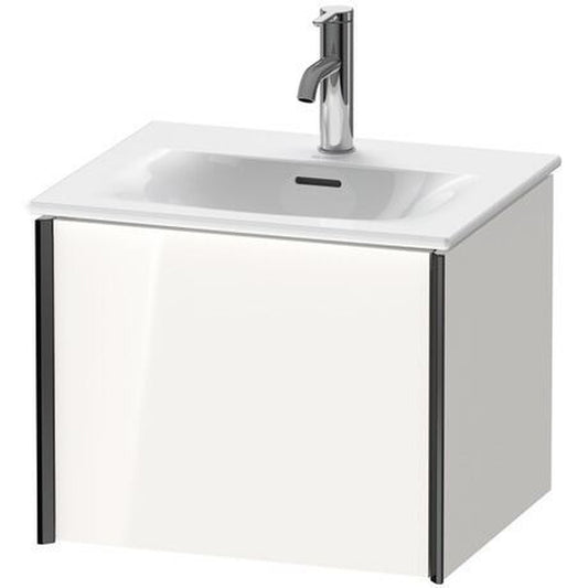 Duravit Xviu 20" x 16" x 17" One Drawer Wall-Mount Vanity Unit, White High Gloss Lacquer (XV40310B285)