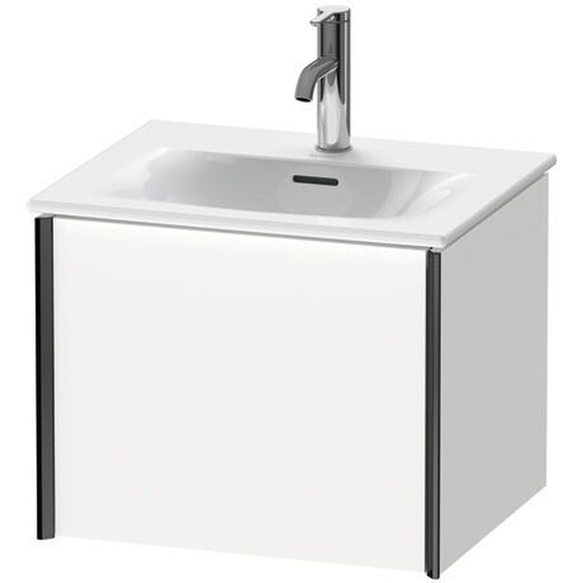 Duravit Xviu 20" x 16" x 17" One Drawer Wall-Mount Vanity Unit, White Matt (XV40310B218)