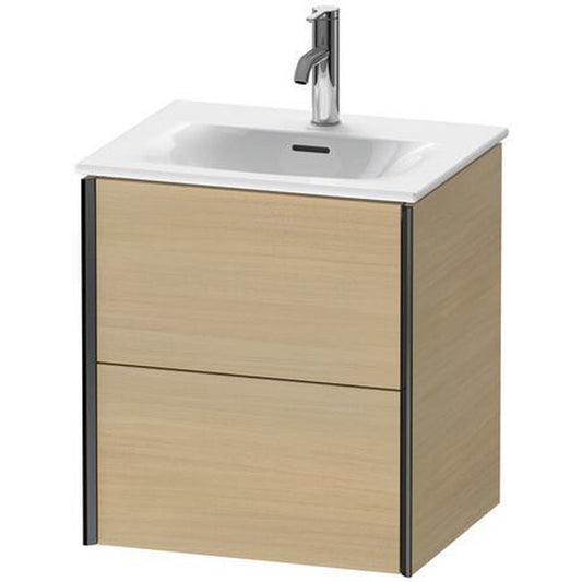 Duravit Xviu 20" x 22" x 17" Two Drawer Wall-Mount Vanity Unit, Mediterreanean Oak Real Wood Veneer (XV41310B271)