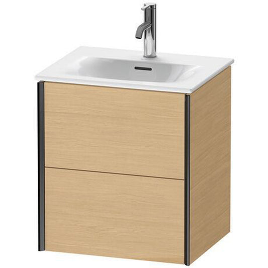 Duravit Xviu 20" x 22" x 17" Two Drawer Wall-Mount Vanity Unit, Natural Oak (XV41310B230)