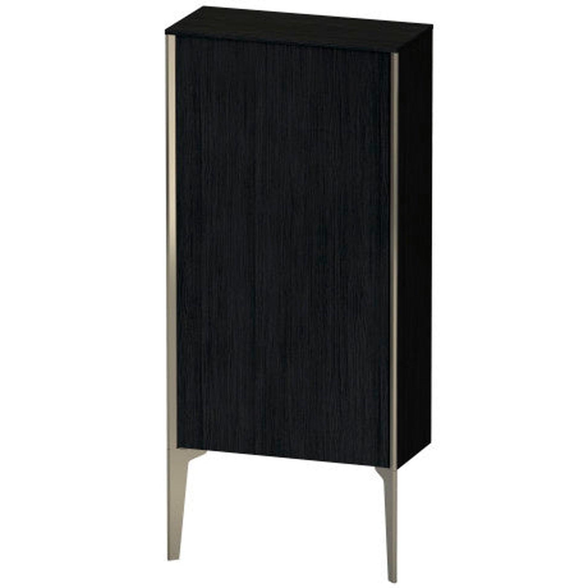 Duravit Xviu 20" x 35" Semi Tall Cabinet With Left Hinge, Champagne Matt and Oak Black Finish (XV1306LB116)