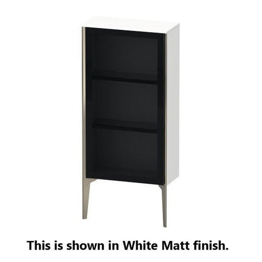 Duravit Xviu 20" x 35" Semi Tall Cabinet With Right Hinge, Champagne Matt and Pine Terra Finish (XV1361RB151)
