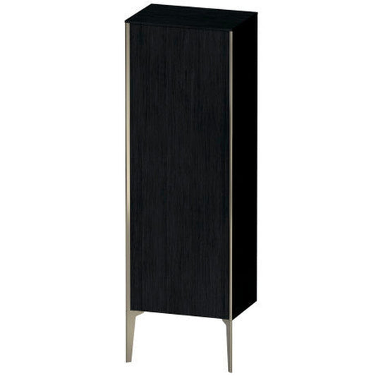 Duravit Xviu 20" x 52" Semi Tall Cabinet With Left Hinge, Champagne Matt and Oak Black Finish (XV1326LB116)