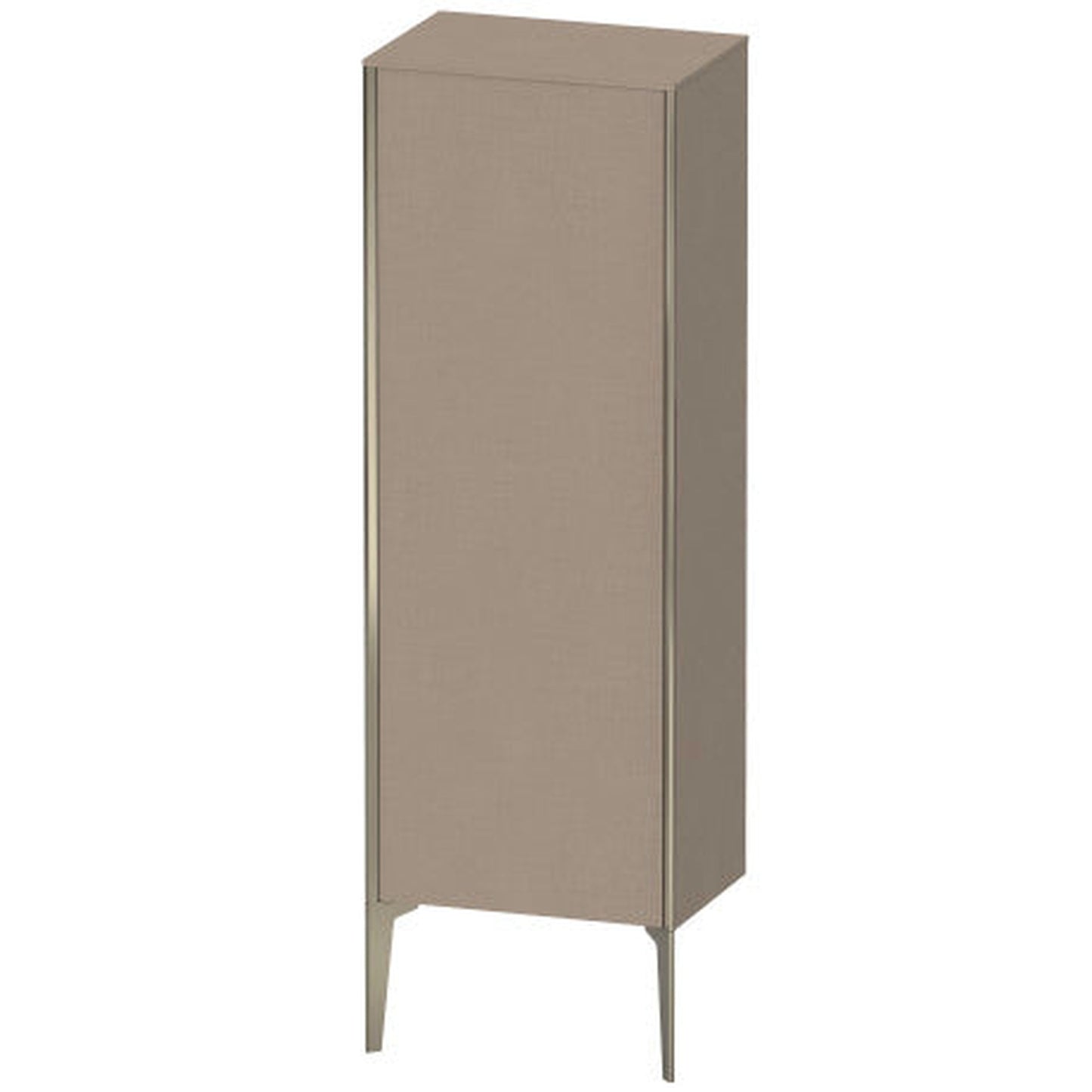 Duravit Xviu 20" x 52" Semi Tall Cabinet With Right Hinge, Champagne Matt and Linen Finish (XV1326RB175)