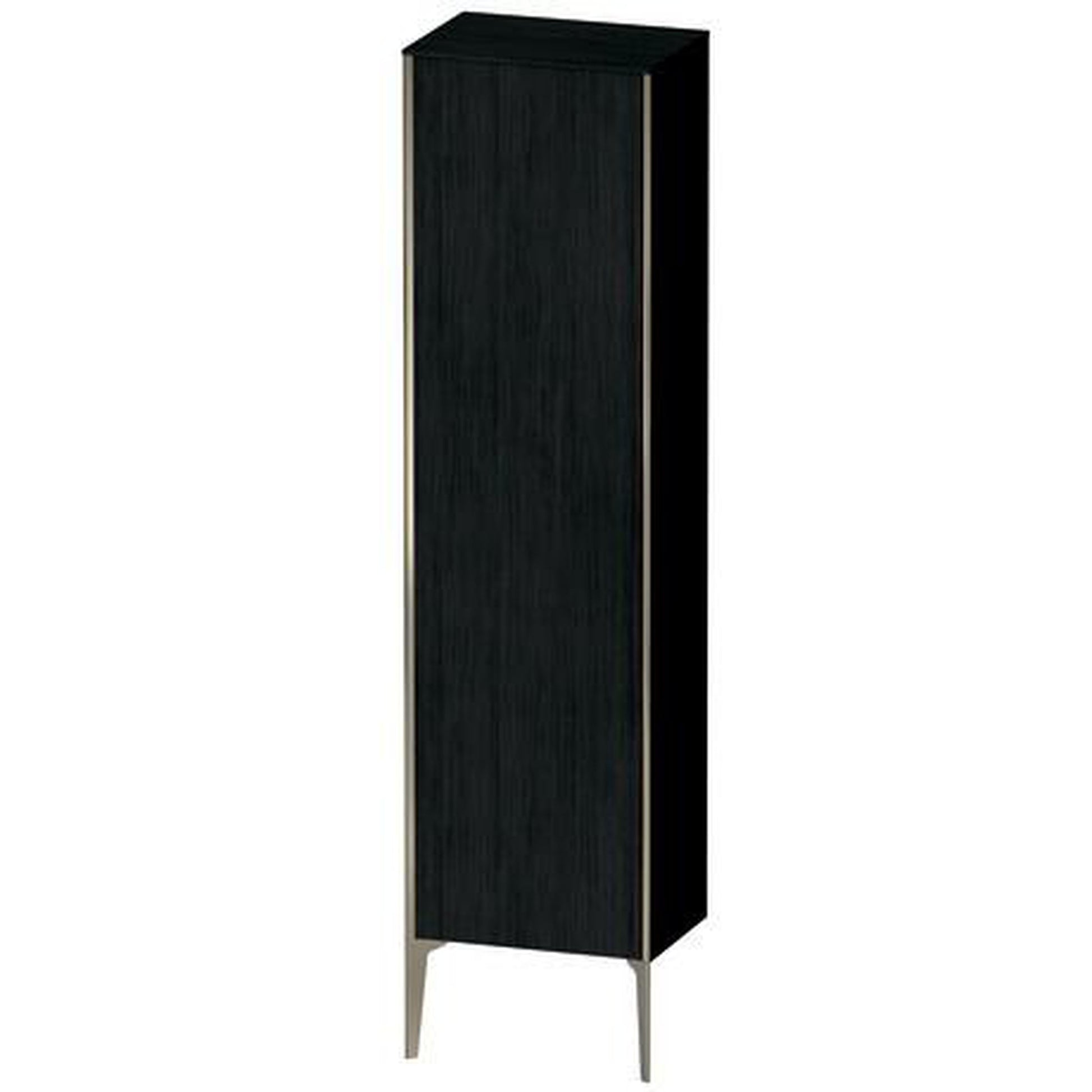 Duravit Xviu 20" x 70" Tall Cabinet With Left Hinge, Champagne Matt and Oak Black Finish (XV1336LB116)