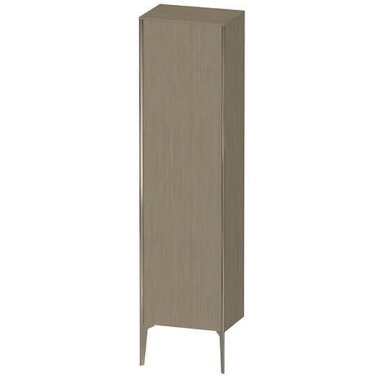 Duravit Xviu 20" x 70" Tall Cabinet With Left Hinge, Champagne Matt and Oak Terra Finish (XV1336LB135)