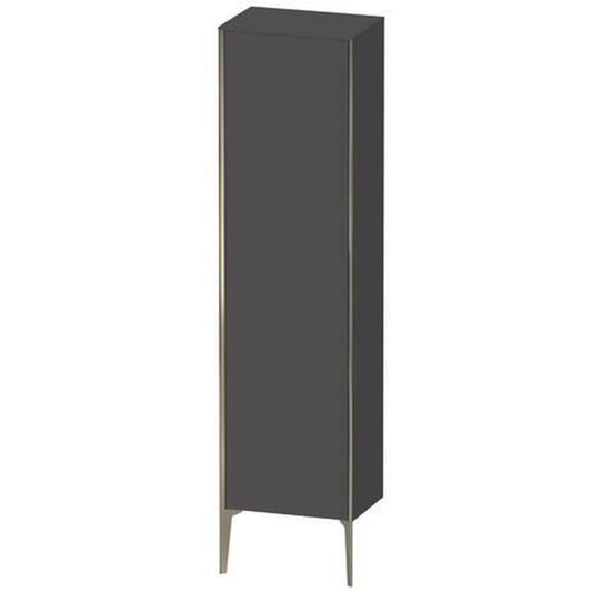 Duravit Xviu 20" x 70" Tall Cabinet With Right Hinge, Champagne Matt and Graphite Matt Finish (XV1336RB149)