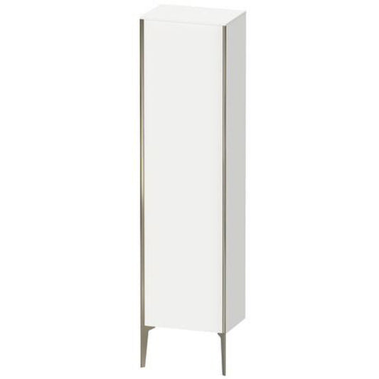 Duravit Xviu 20" x 70" Tall Cabinet With Right Hinge, Champagne Matt and White Matt Finish (XV1336RB118)