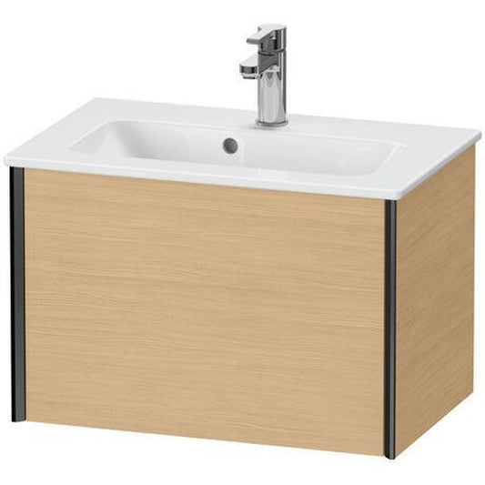 Duravit Xviu 24" x 16" x 15" One Drawer Wall-Mount Vanity Unit, Natural Oak (XV40780B230)