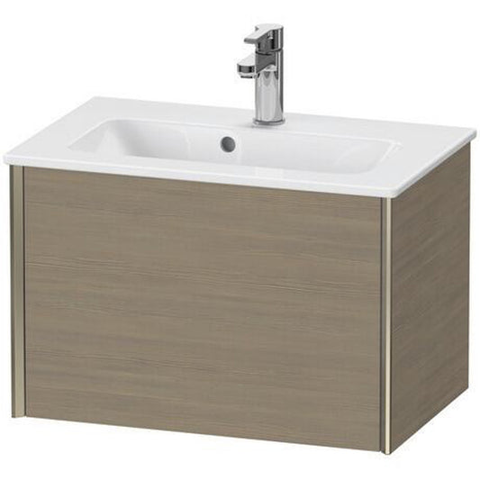 Duravit Xviu 24" x 16" x 15" One Drawer Wall-Mount Vanity Unit, Oak Terra (XV40780B135)