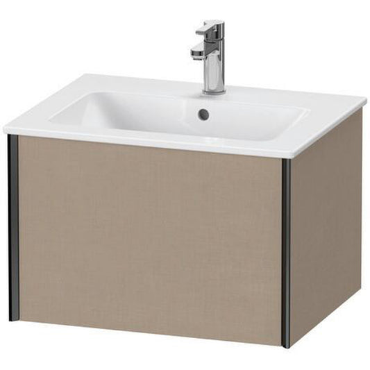 Duravit Xviu 24" x 16" x 19" One Drawer Wall-Mount Vanity Unit, Linen (XV40250B275)